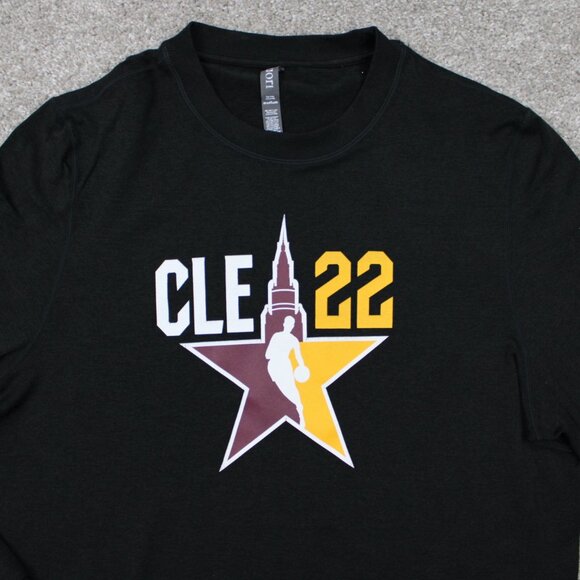 Vuori Cleveland Sweatshirt Mens Medium Black Ponto Performance NBA Cavs Pullover - Picture 5 of 13